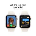 Apple Watch SE2 v2 Cellular 44mm Starlight Alu Case w Starlight Sport Band - M/L - Image 4