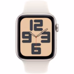 Apple Watch SE2 v2 Cellular 44mm Starlight Alu Case w Starlight Sport Band - M/L - Image 2