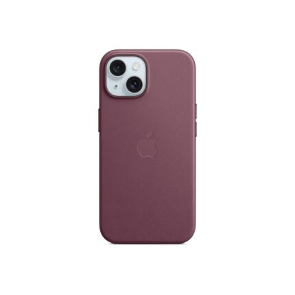 Калъф от Apple за iPhone 15 FineWoven Case с MagSafe - Mulberry
