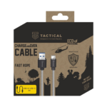 Кабел от Tactical Fast Rope Kevlar Cable USB-AUSB-C 1m Grey - Image 2