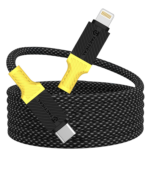 Кабел 
Tactical MagRope USB-C/Lightning 1m Black/Yellow