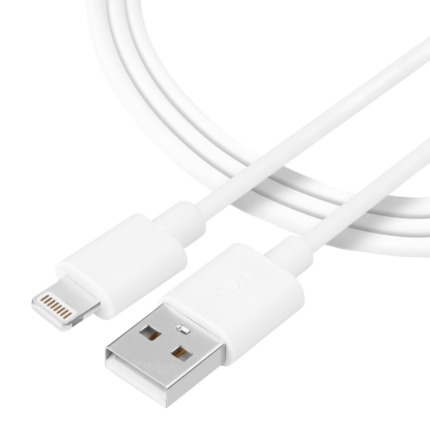 Кабел 
Tactical Smooth Thread Cable USB-A/Lightning 1m White