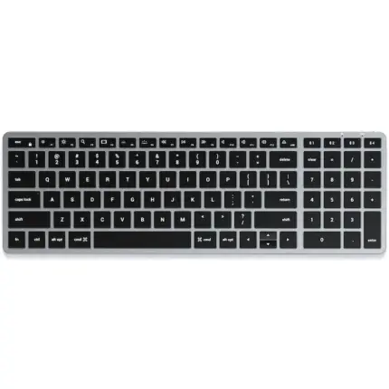 Satechi SLIM X2 Slim Bluetooth Wireless Keyboard + Num. Keypad - US - Space Grey