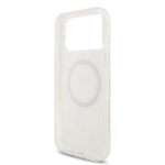 Калъф от Guess IML Flowers Allover Strap MagSafe Case for iPhone 17 Pro Max White - Image 5