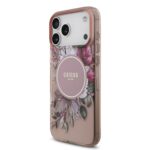 Калъф от Guess IML Flowers Strap MagSafe Case for iPhone 17 Pro Max Pink - Image 2