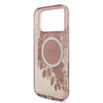 Калъф от Guess IML Flowers Strap MagSafe Case for iPhone 17 Pro Max Pink - Image 5