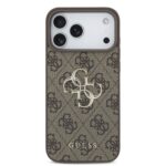 Калъф от Guess PU 4G Metal Logo Case for iPhone 17 Pro Max Brown - Image 3