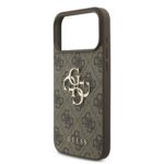 Калъф от Guess PU 4G Metal Logo Case for iPhone 17 Pro Max Brown - Image 5