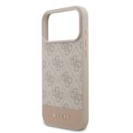 Калъф от Guess PU 4G Stripe Case for iPhone 17 Pro Max Pink - Image 5