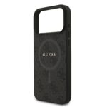 Калъф от Guess PU Leather 4G Colored Ring MagSafe Case for iPhone 17 Pro Max Black - Image 5