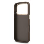 Калъф от Guess PU Leather 4G Metal Logo Gold Frame Case for iPhone 17 Pro Max Brown - Image 6