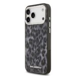 Калъф от Karl Lagerfeld IML Leopard MagSafe Case for iPhone 17 Pro Max Grey - Image 2