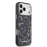Калъф от Karl Lagerfeld IML Leopard MagSafe Case for iPhone 17 Pro Max Grey - Image 4