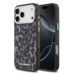 Калъф от Karl Lagerfeld IML Leopard MagSafe Case for iPhone 17 Pro Max Grey