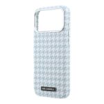 Калъф от Karl Lagerfeld PU Houndstooth Resin Plate MagSafe Case for iPhone 17 Pro Max Blue - Image 5